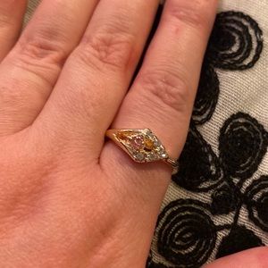 🌸 Pretty Ring 🌸 Size 19, Rose Stone